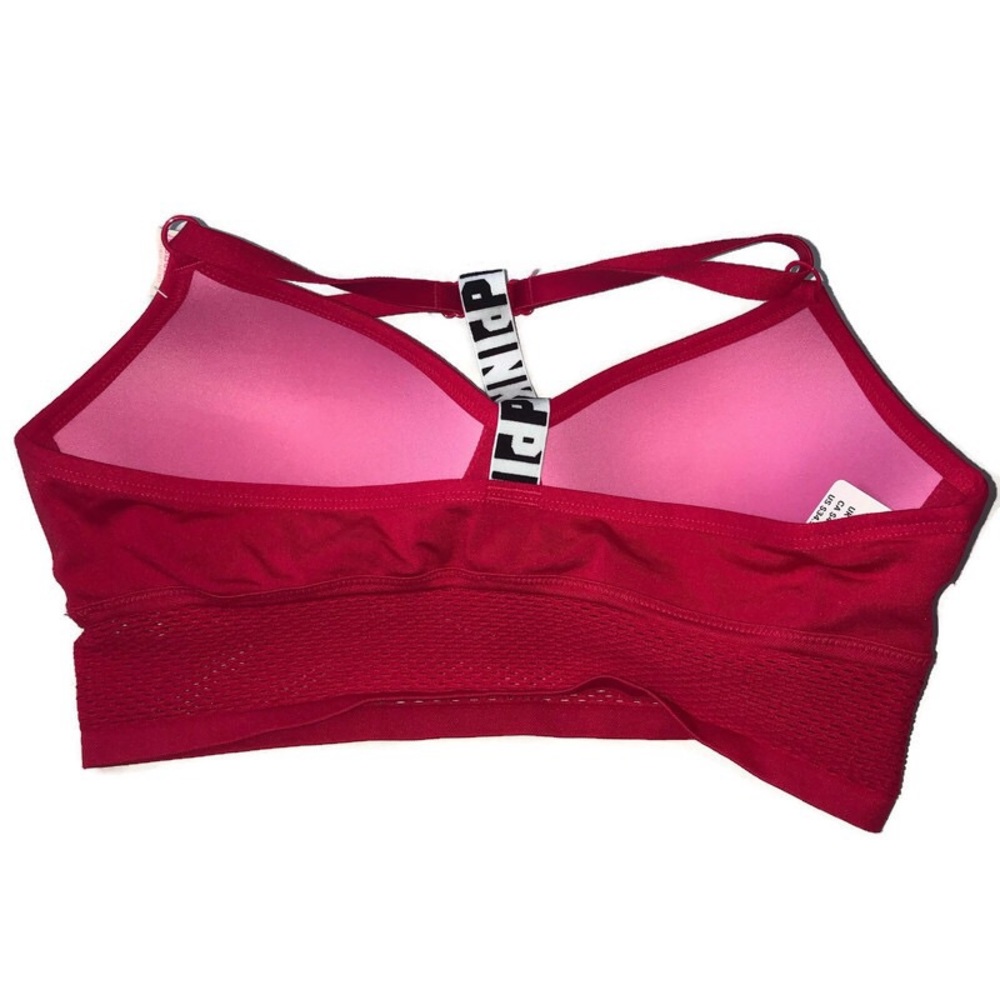 PINK VS Lightly Lined Wireless Sports Bra Size Med - Picture 2 of 6